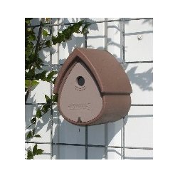 Spurve-/mejseredekasse, Facadekasse (brun)